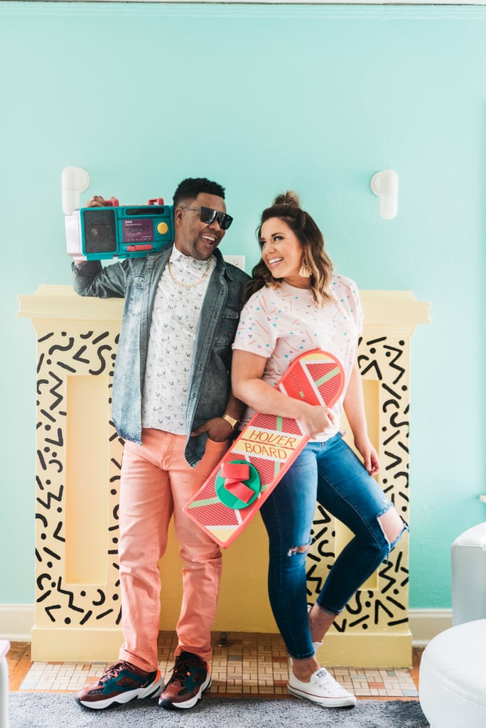Retro '80s and '90s Engagement Shoot
