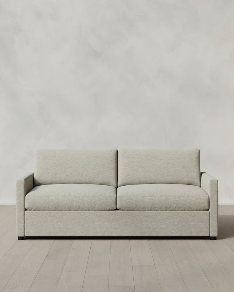Quince Brennan Performance Basketweave Sofa ($1,400)
 You can never go wrong with the basics, and this basketweave sofa is a simple, solid choice. Its clean design fits in just about anywhere — and it's as comfortable as it is durable. Reinforced with kiln-dried wood and wrapped in soft, contract-grade fabric, it's built to last.