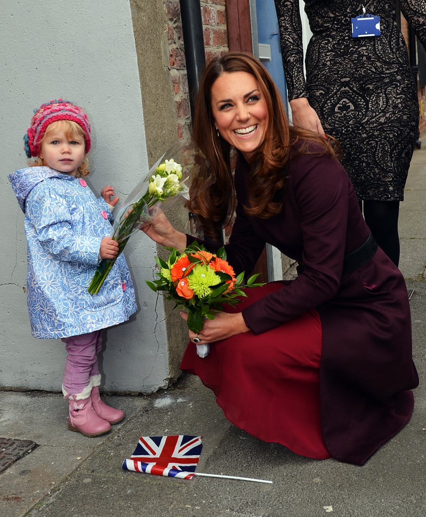 She must be laughing, because she just broke her personal "time spent in a crouching position" record.