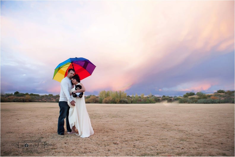 A Rainbow Umbrella