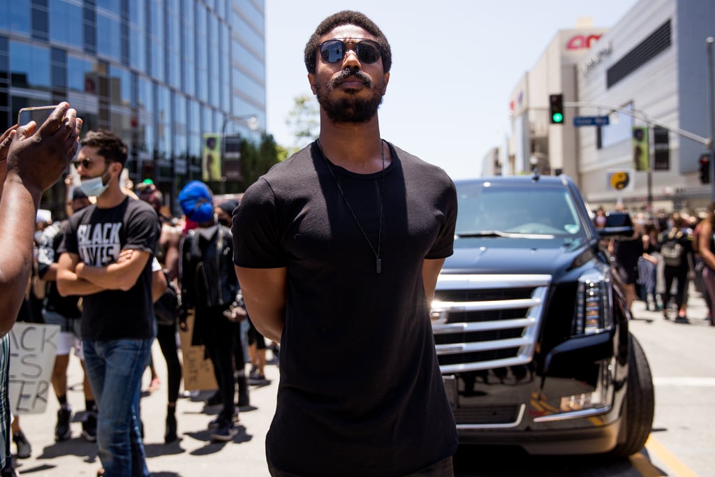 Michael B. Jordan Speaks at Black Lives Matter March in LA