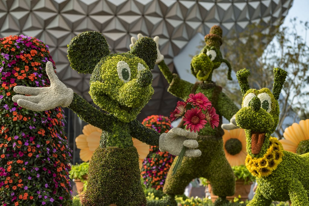 The Topiaries Feature All of Their Favorite Characters
