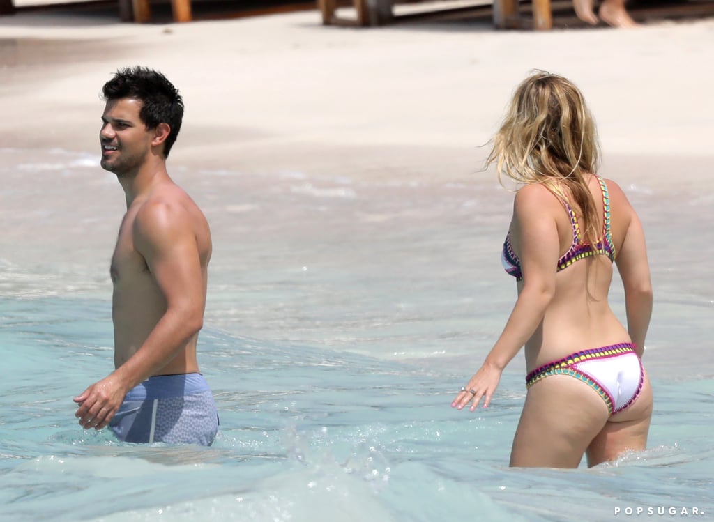 Billie Lourd and Taylor Lautner in St. Barts Photos 2017