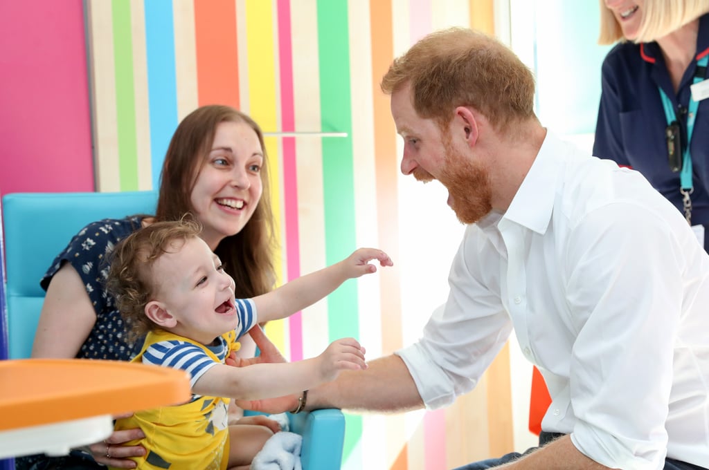 Prince Harry at Sheffield Children’s Hospital July 2019