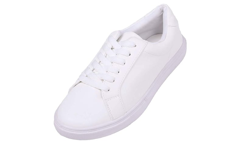 Feversole PU Leather Lace-Up Sneakers