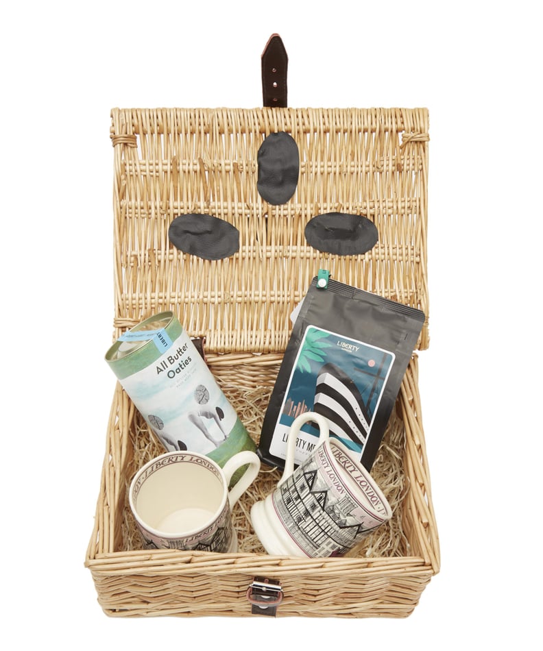 Liberty London Coffee Lover’s Wicker Gift Hamper