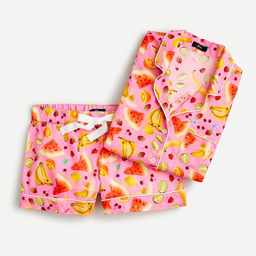 Edie Parker X J.Crew Short-Sleeve Pajama Set
