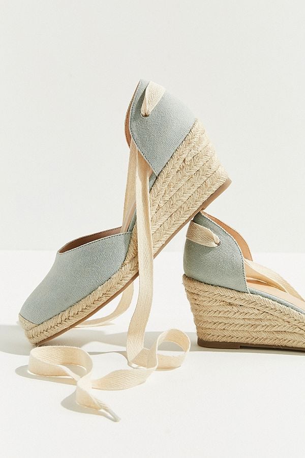 UO Espadrille Lace-Up Wedge Sandal