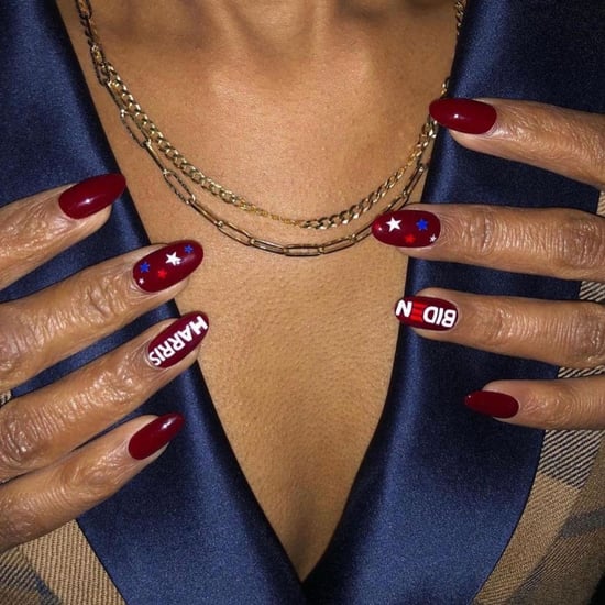 Kerry Washington's Biden-Harris Nail Art on Inauguration Day