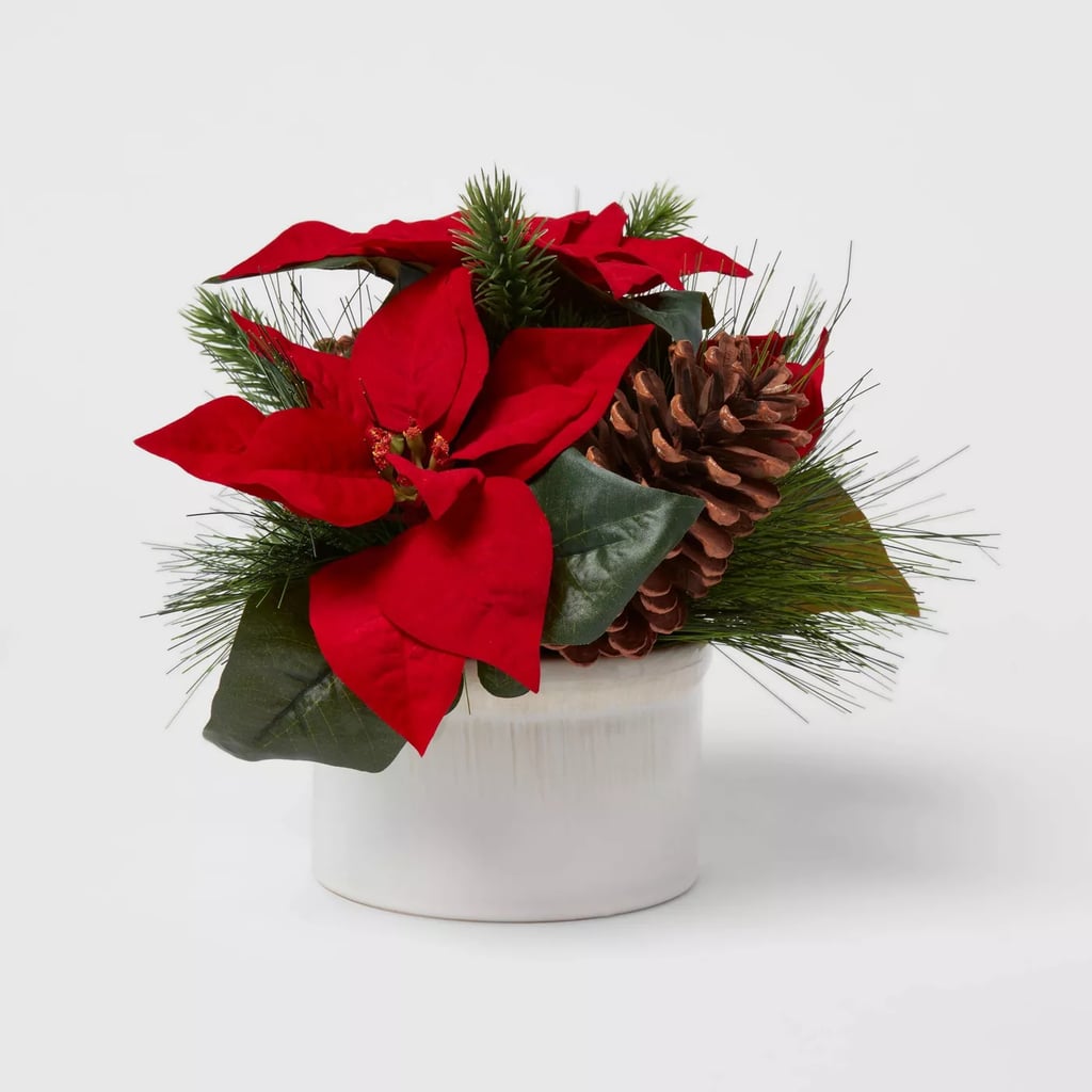 Arificial Poinsettia Plant Arrangement