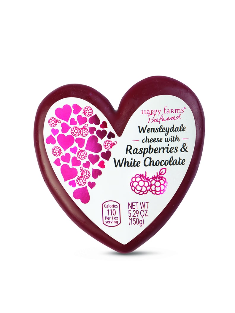 Valentine's Day Cheese — Wensleydale With Raspberries & White Chocolate