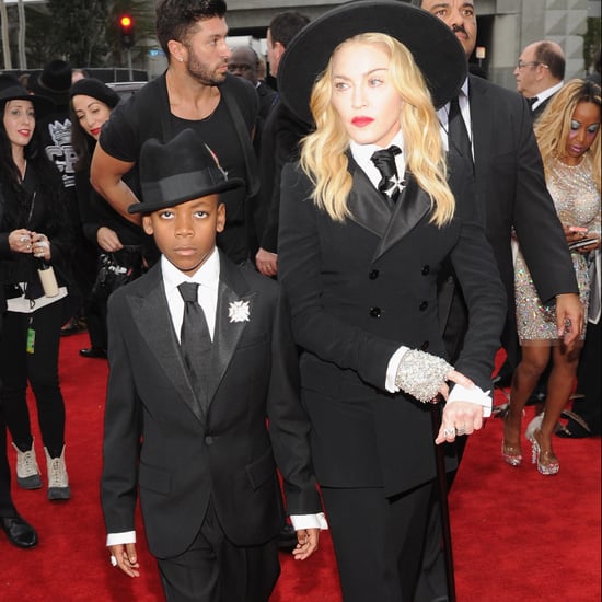 Madonna's Tuxedo at Grammys 2014