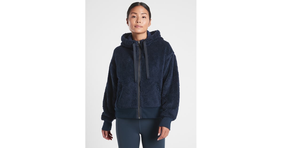 Athleta Cozy Sherpa Reversible Jacket The Best Outerwear at Athleta POPSUGAR Fitness Photo 9