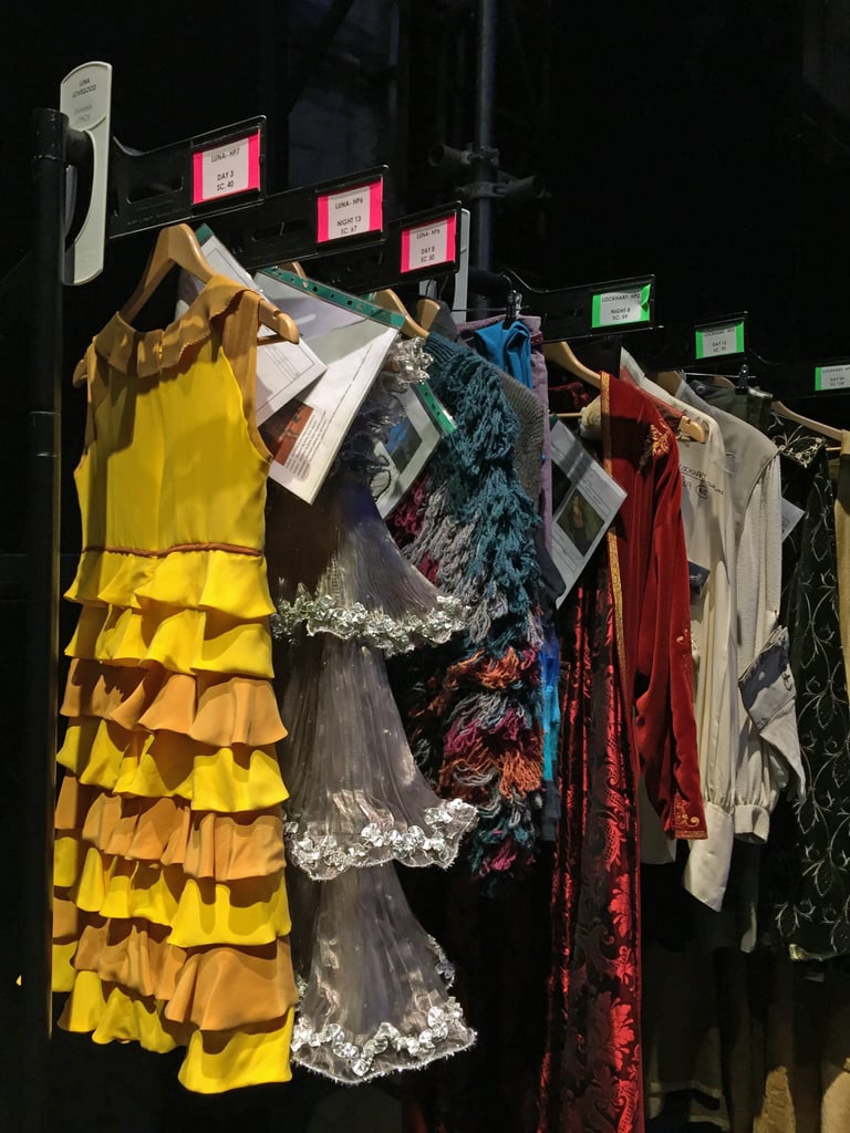 You may squeal when you spot Luna's outlandishly awesome dresses.