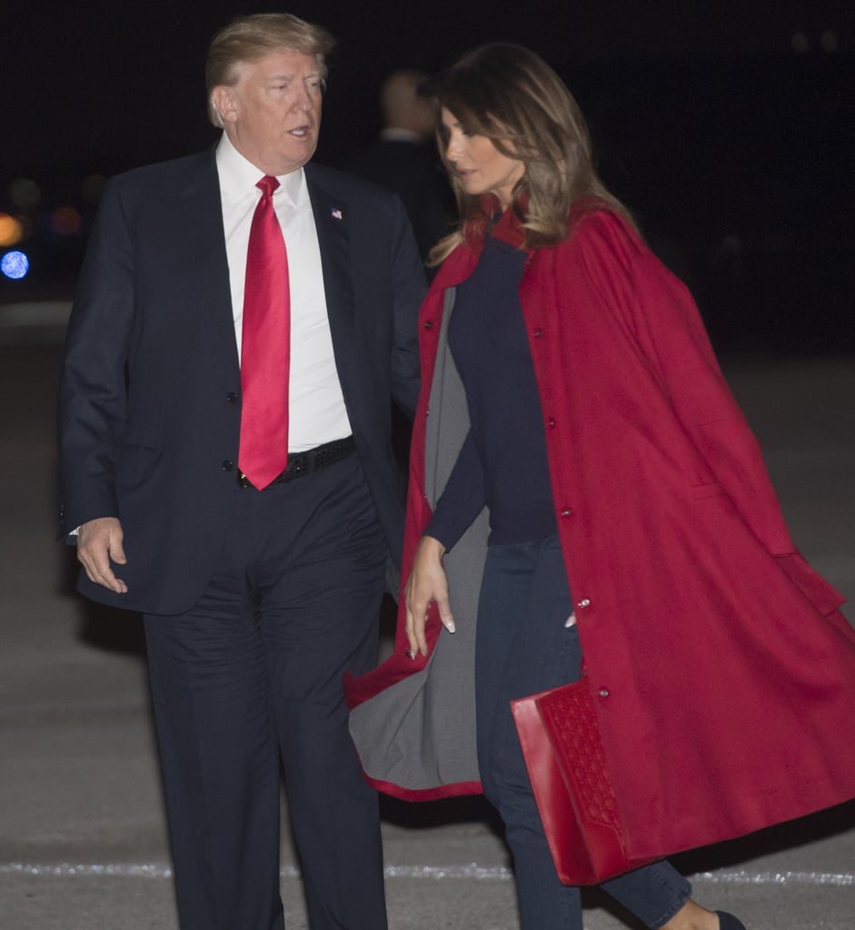 Melania Trump Red Maison Ullens Coat