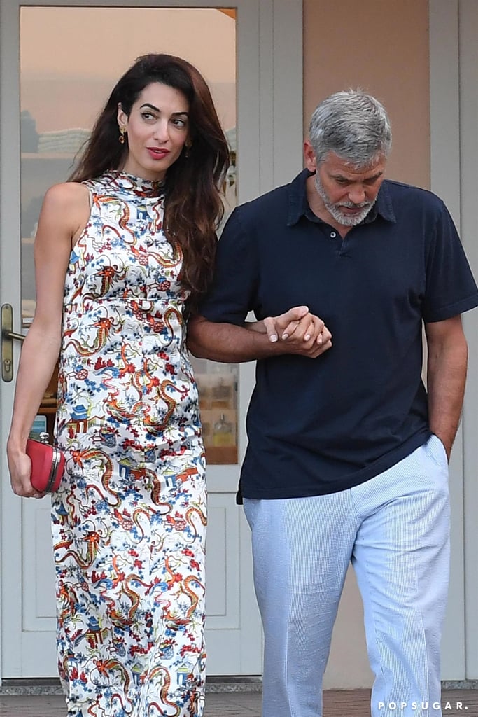 George and Amal Clooney Holding Hands in Italy June 2018