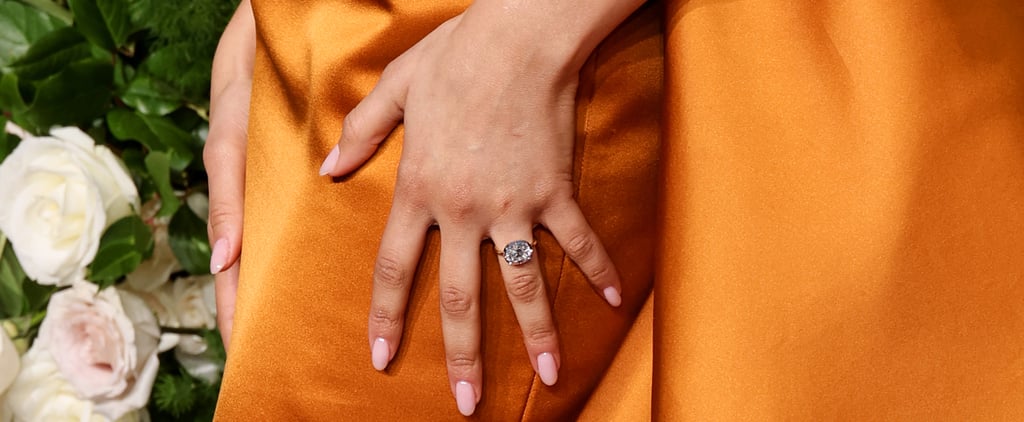 Engagement Nails Inspired by Celebrities