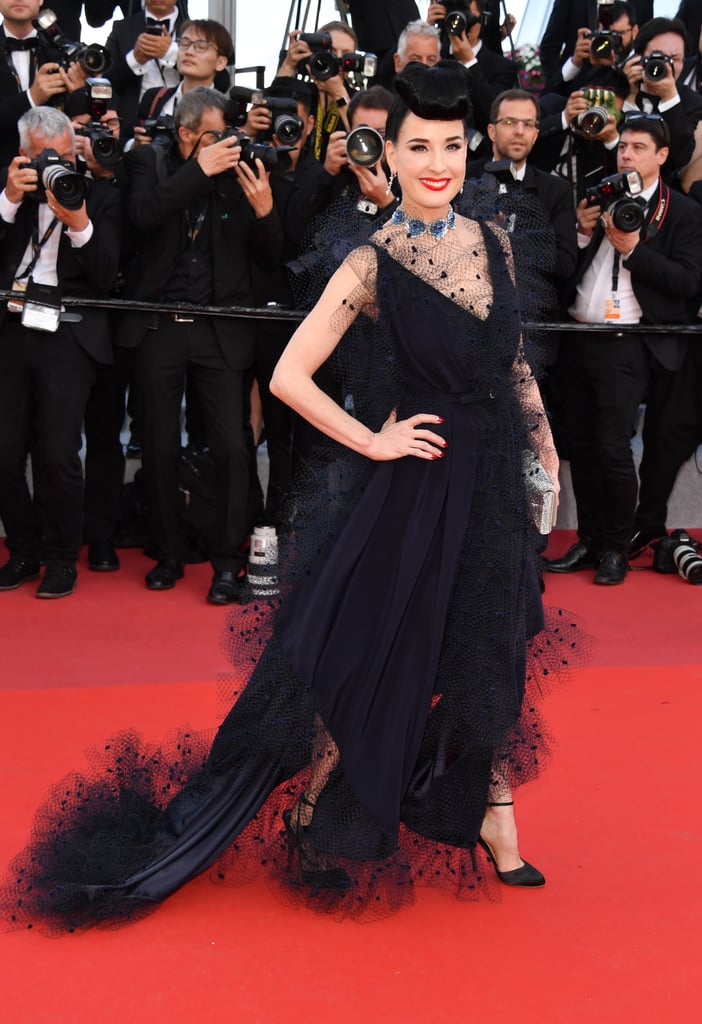 Dita Von Teese at the 2019 Cannes Film Festival