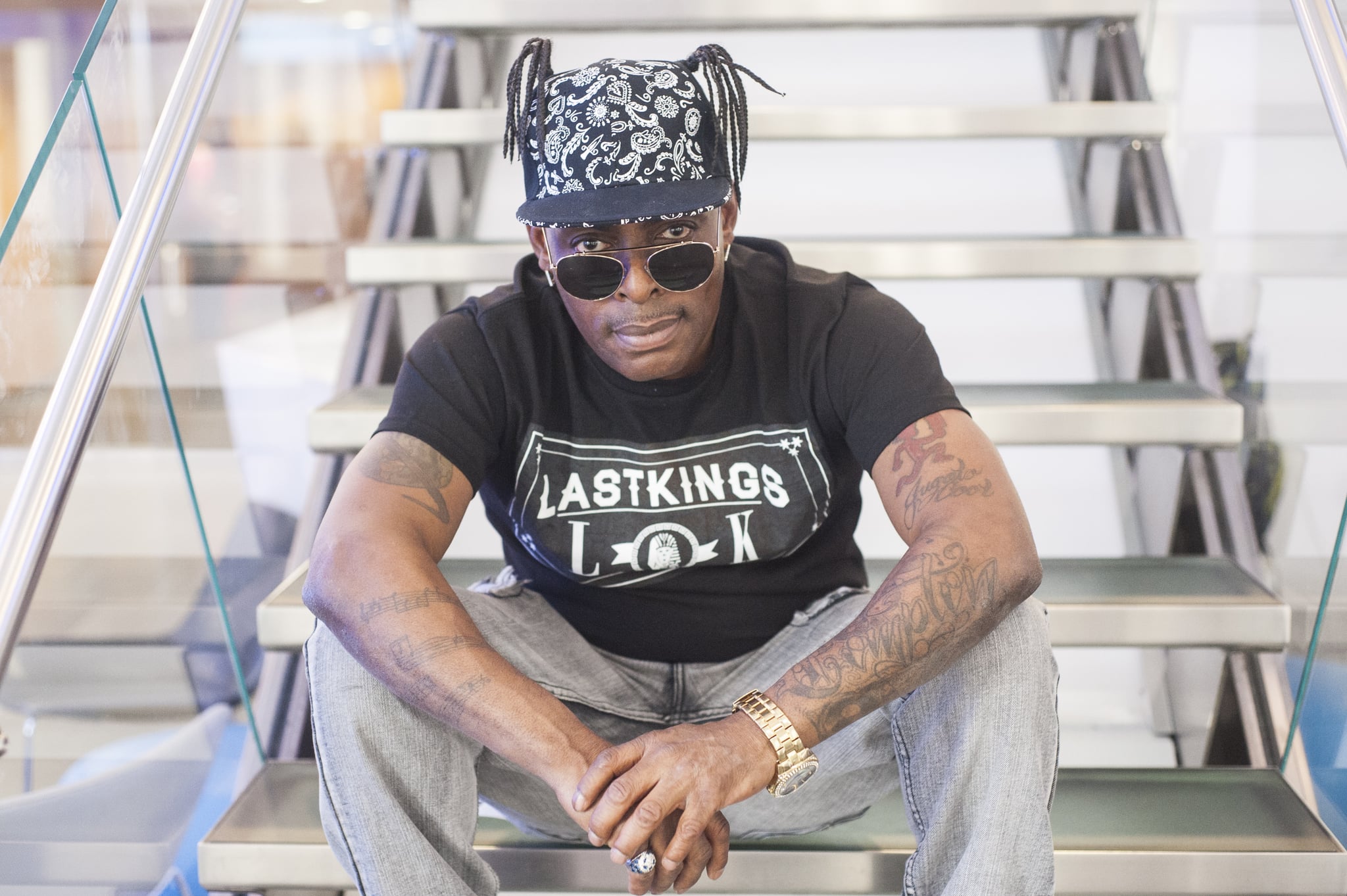 NEW YORK, NY - SEPTEMBER 10: Rapper Coolio poses for a portrait at the SiriusXM Studios on September 10, 2015 in New York City.  (Photo by Kris Connor/Getty Images)