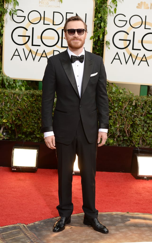 Michael Fassbender at the Golden Globe Awards 2014