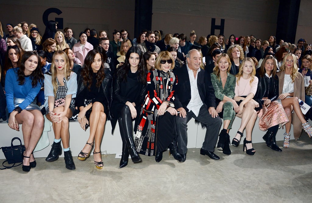Kendall Jenner Sits Next to Anna Wintour at Fashion Show