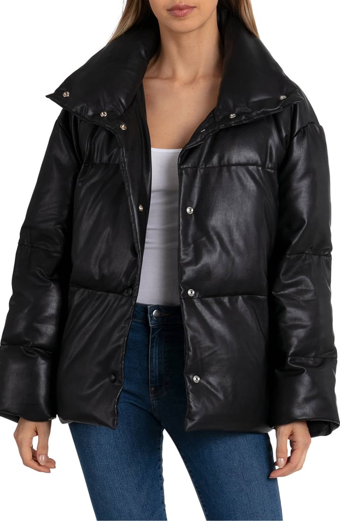 Bagatelle Faux Leather Puffer Jacket | Gift Ideas For Fashion Lovers ...