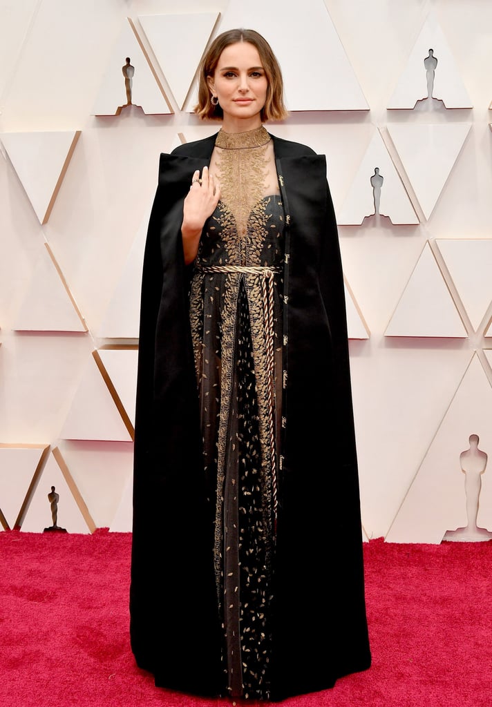 Natalie Portman's Oscars Cape With Female Directors' Names