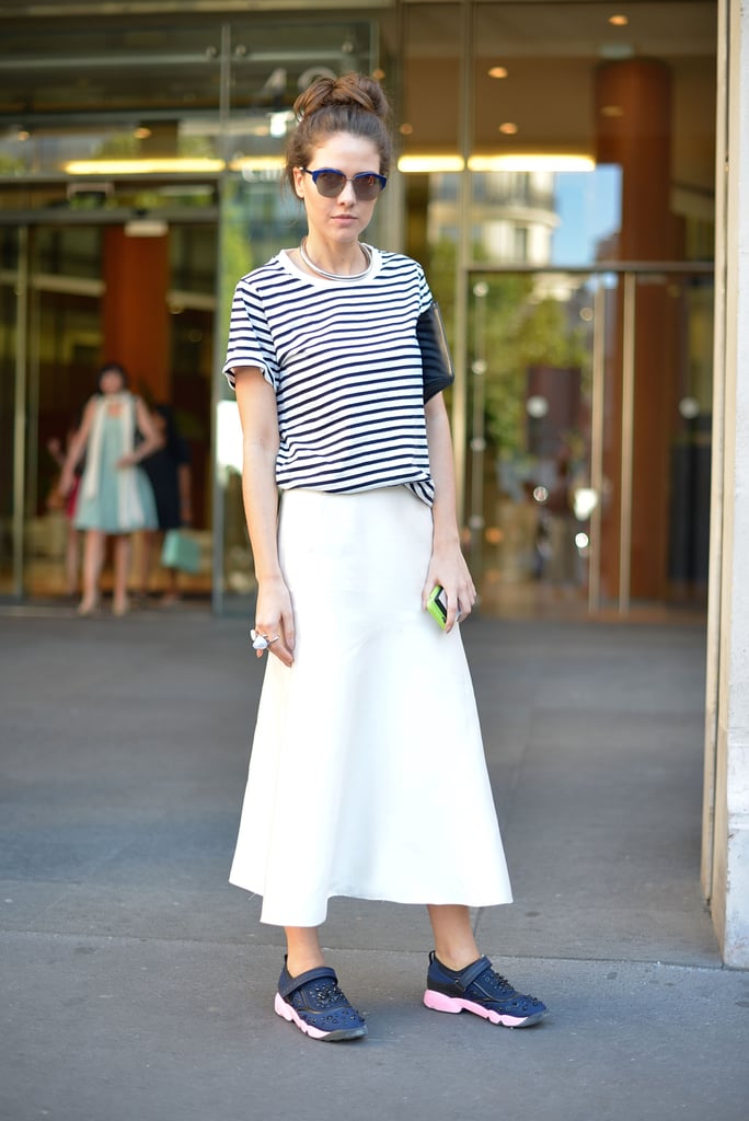Summer Street Style: Striped Jeans and Skirt