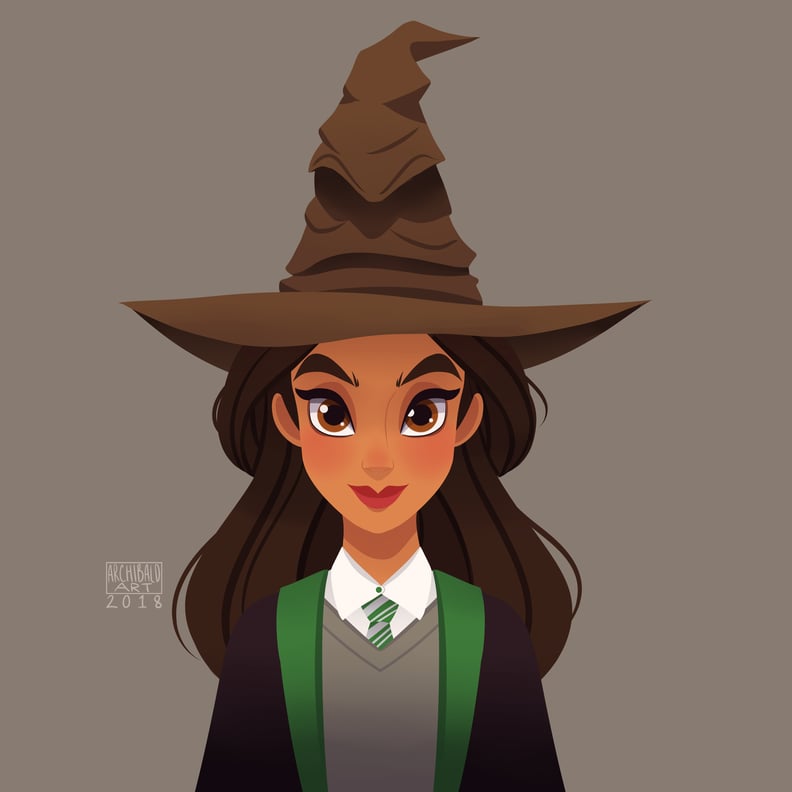 Princess Jasmine From Aladdin as a Slytherin