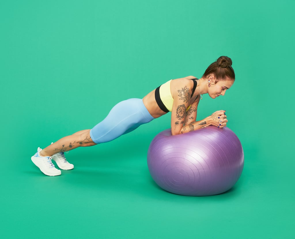 Plank Variation: Exercise-Ball Plank