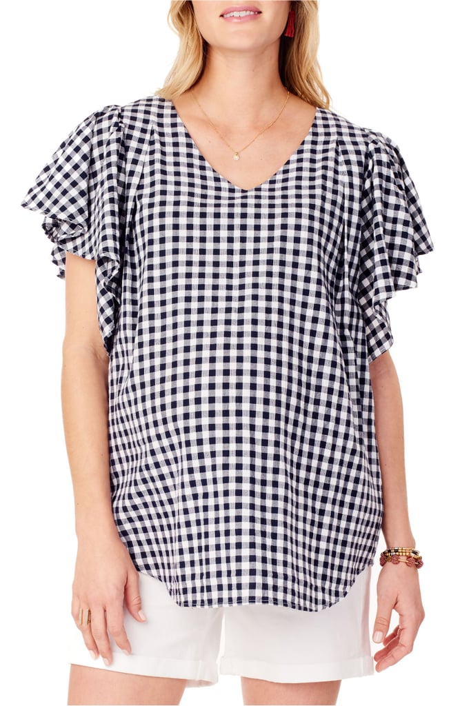 Ingrid & Isabel Flutter Sleeve Maternity Top