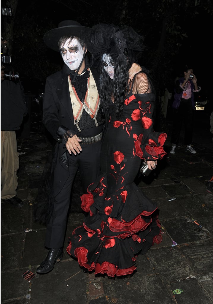 Kate Moss and Jamie Hince donned Day of the Dead looks for Jonathan ...