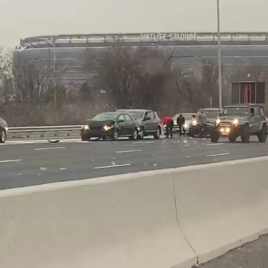 Brink's Truck Spills Money on New Jersey Highway