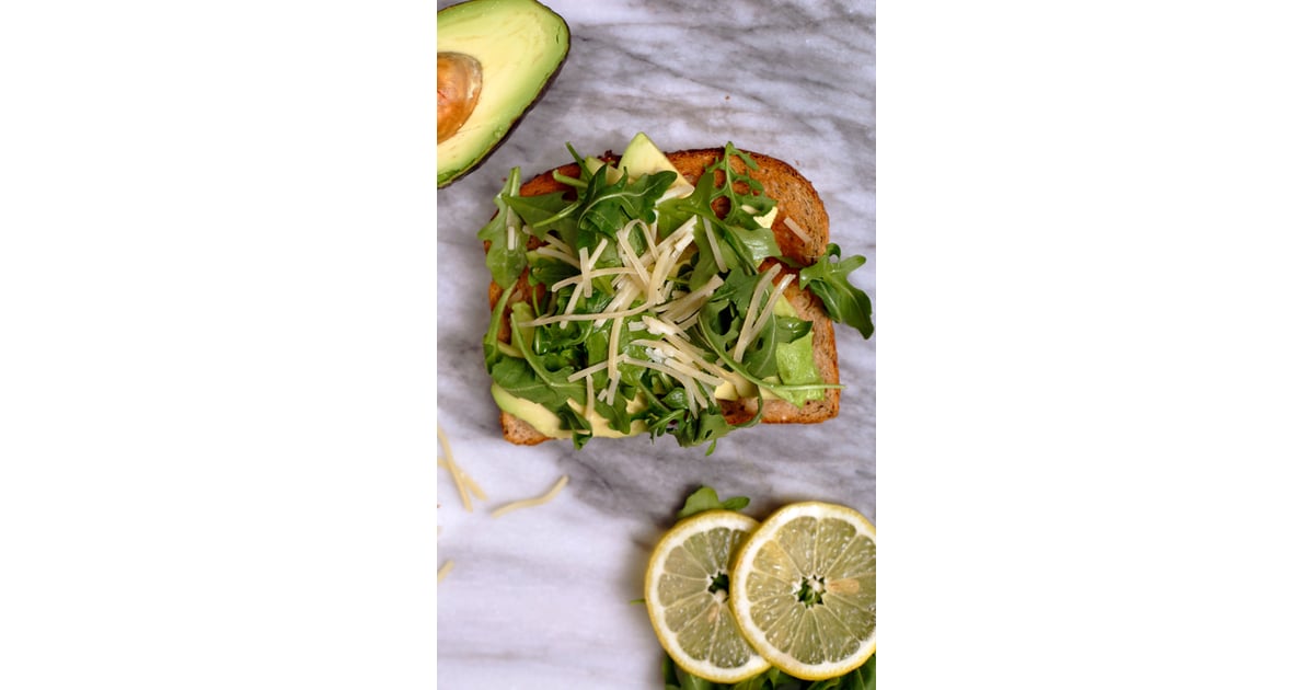 Arugula, Parmesan, and Lemon Juice The Best Avocado Toast Recipes