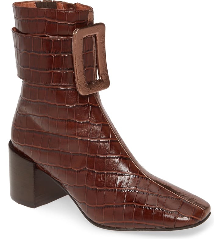 colorblock lug boots