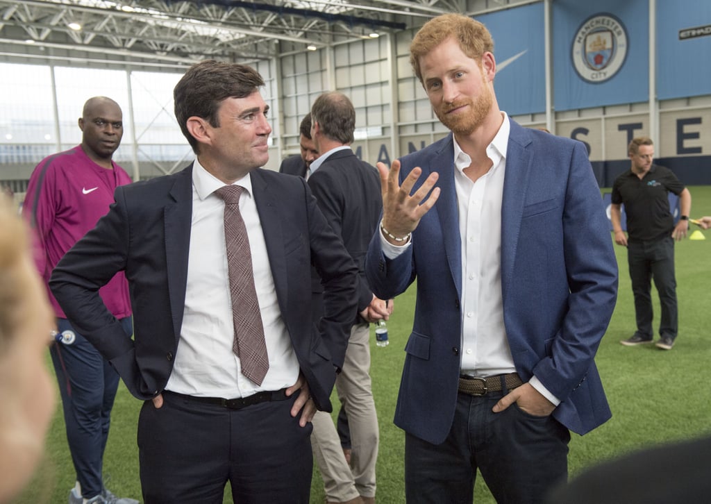Prince Harry in Manchester, England, September 2017