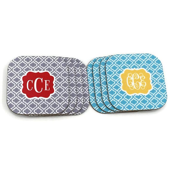 Monogram Coaster Set