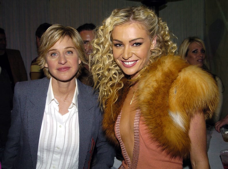 Ellen DeGeneres and Portia de Rossi in 2004