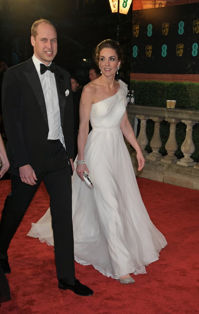 Kate Middleton's White Dress at the BAFTA Awards 2019