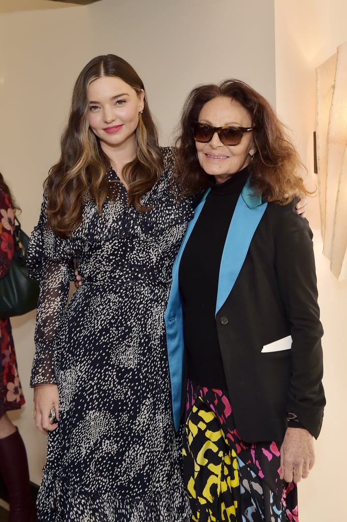 Miranda Kerr and Diane von Furstenberg at Diane's 2020 Oscars Luncheon