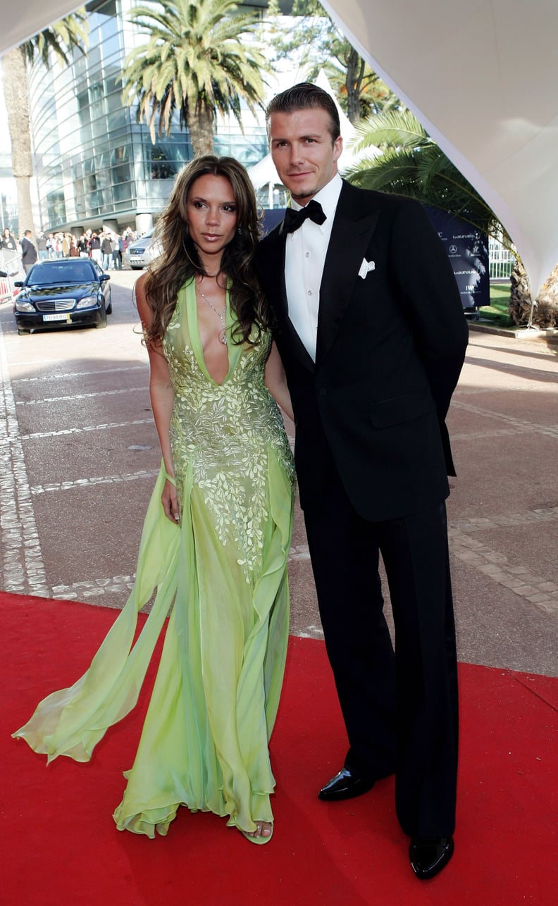 Victoria and David Beckham at the 2005 Laureus World Sports Awards in Portugal