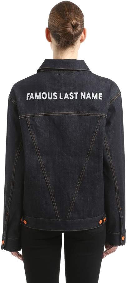 Famous Last Name Japanese Denim Jacket