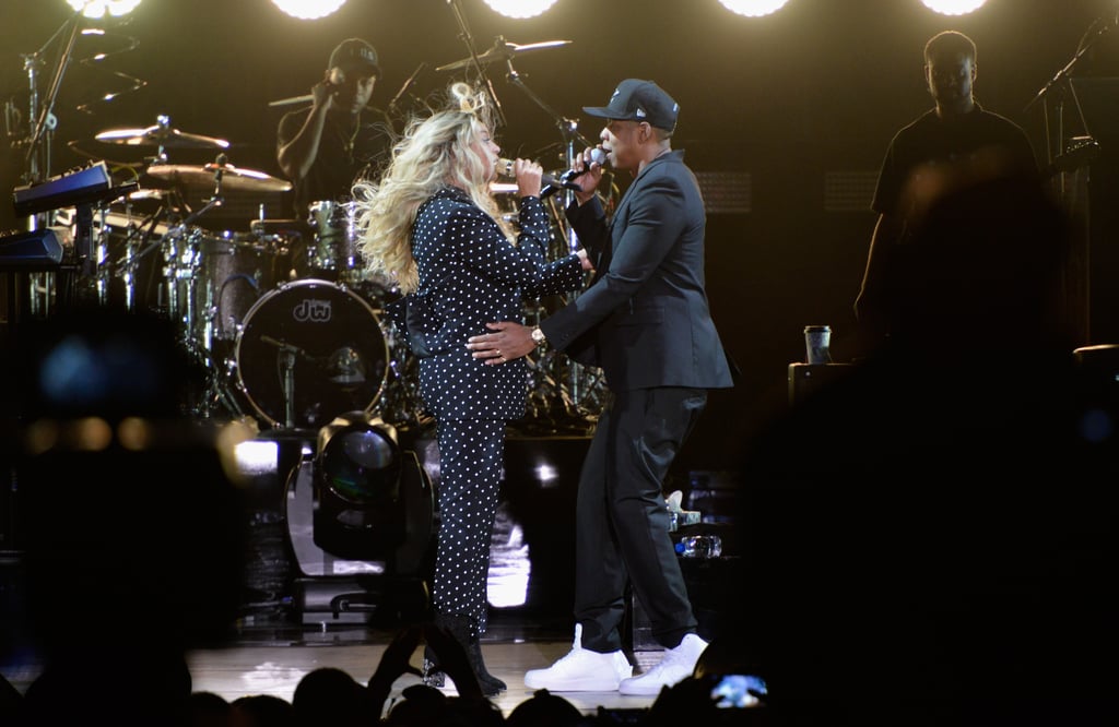 Beyonce Knowles and Jay Z at Hillary Clinton Concert 2016