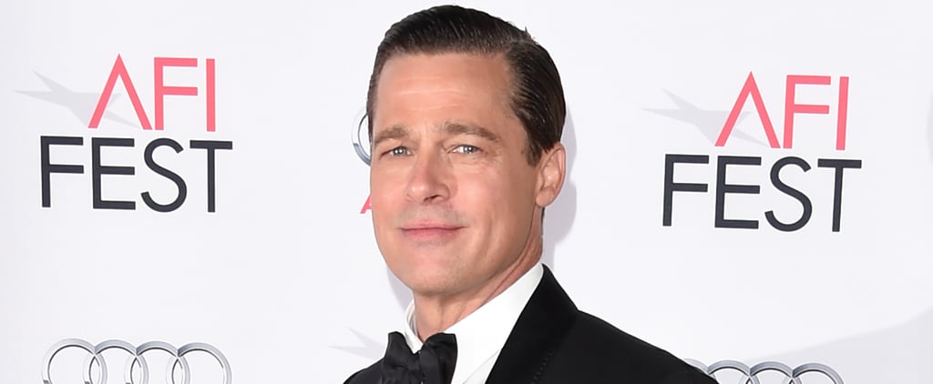 Brad Pitt Rescues Young Girl From a Crowd May 2016