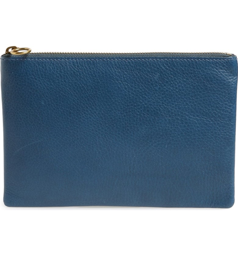 Madewell The Leather Pouch Clutch