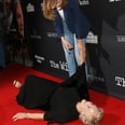 Someone Give Glenn Close a Damn Oscar For Her Red Carpet Fainting Performance