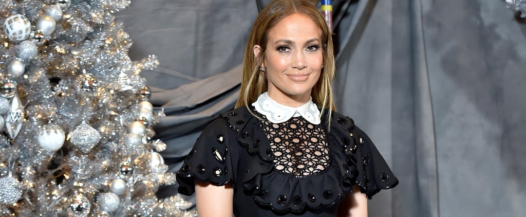Jennifer Lopez's Black Minidress at Second Act Photo Call