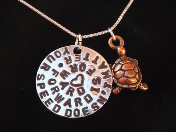 "Forward Steps" Charm Necklace