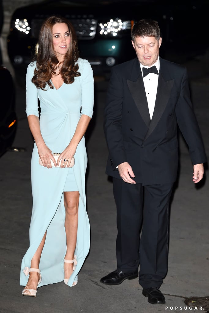 Pregnant Kate Middleton at the Natural History Museum 2014