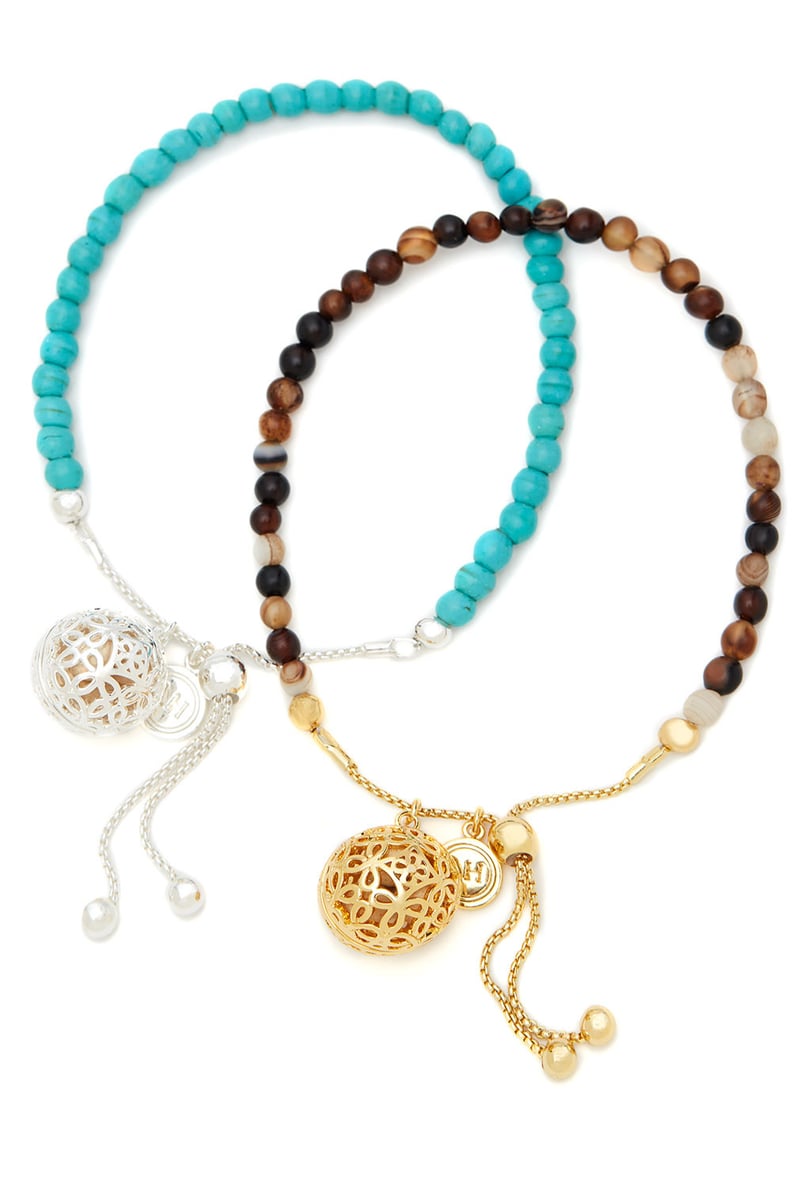 Lisa Hoffman's Turquoise and Sand Friendship Bracelet Duo